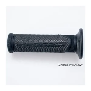 PROGRIP MANETKI PG732 ROAD (22+25MM, DŁ.125MM) KOLOR TYTANOWY/CZARNY (DWUSKŁADNIKOWE) (732-298) Wyprzedaż