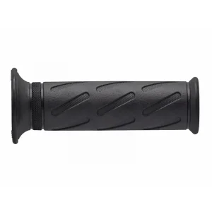 Oryginalny DOMINO MANETKI (GRIPY) ON ROAD SUZUKI STYLE (22+25MM, DŁ.124/123MM) Z OTWOREM KOLOR CZARNY