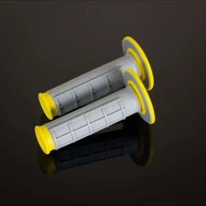 RENTHAL MANETKI MX DUAL COMPOUND DIAMONT YELLOW WAFF, DWUSKŁADNIKOWE KOLOR SZARY/ŻÓŁTY Ostatnia szansa