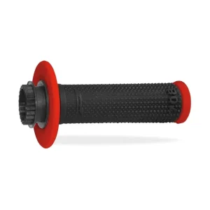 PROGRIP MANETKI PG708 OFF ROAD Z BLOKADĄ SCS LOCK-ON + 7 ADAPTERÓW ROLGAZU (22+25MM) KOLOR CZARNY CZERWONY DWUSKŁADNIKOWE (70 Ostatnia szansa