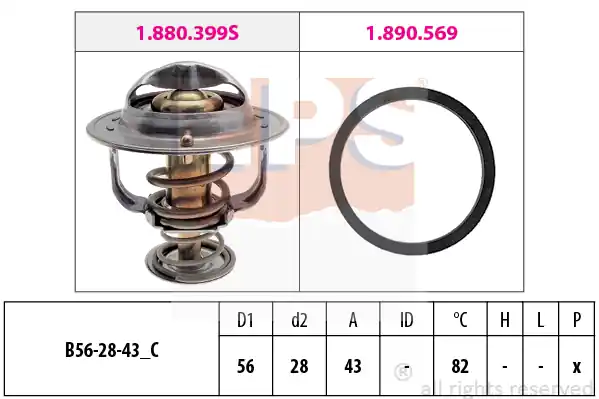 Bezpieczna płatność Termostat EPS 1.880.444