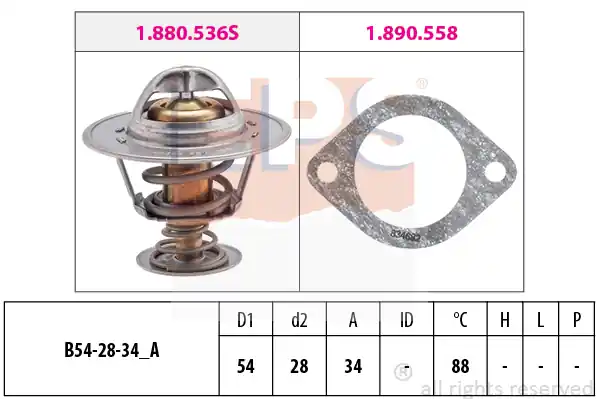 Termostat EPS 1.880.536 Oryginalny