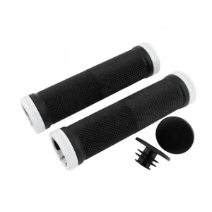 PROGRIP MANETKI PG999 ATV / JET SKI / MTB (22+22MM, DŁ. 120MM) KOLOR CZARNY Z BIAŁĄ BLOKADĄ LOCK-ON (999-101) Zwrot pieniędzy