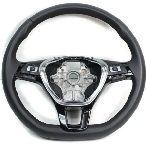 Zamów teraz VW GOLF 7 B8 KIEROWNICA 5G0419091DJ 5G0419091GB 5G0 419 091 DJ 5G0 419 091 GB skórzana multifunkcyjna E74 - czarny POLO