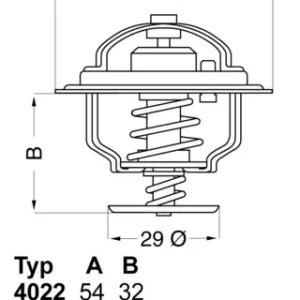 Autentyczny Termostat WAHLER 4126.88