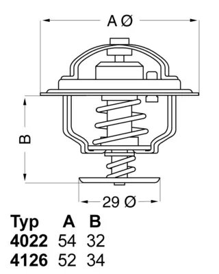 Autentyczny Termostat WAHLER 4126.88