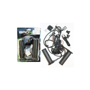 Ekspresowa dostawa BRONCO MANETKI PODGRZEWANE ATV + PODGRZEWACZ KCIUKA - CZARNY STEROWNIK (EL)