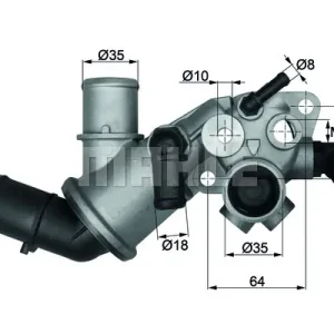 Oryginalny Termostat MAHLE TI 129 75