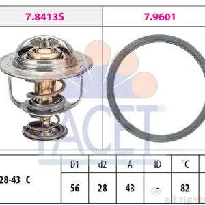 Bezpieczna płatność Termostat FACET 7.8640