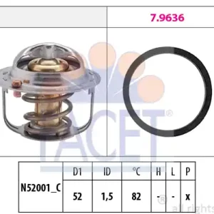 Premium Termostat FACET 7.8679