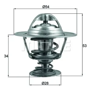Termostat MAHLE TX 203 88D Zamów teraz