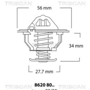 Tylko dziś Termostat TRISCAN 8620 8088