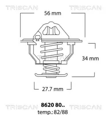Tylko dziś Termostat TRISCAN 8620 8088