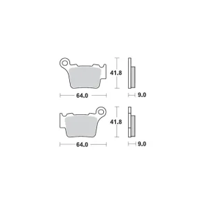 Ekspresowa dostawa MOTO-MASTER KLOCKI HAMULCOWE KH368NITRO RACING SINTER METAL SOFT: 22 (NITRO SPORT)KTM 200SX, 250SX, 450SX