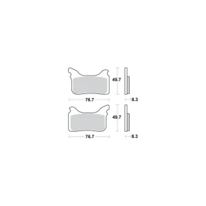 Ekspresowa dostawa SBS PROMOCJA KLOCKI HAMULCOWE KH405 OFF-ROAD RACING SINTER KOLOR ZŁOTY PASUJE DO: APRILIA 450/550/650, HUSABERG 450/650, KTM S