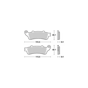 Oferta SBS PROMOCJA KLOCKI HAMULCOWE KH281 / KH261 MAXI CARBON CARBON TECH KOLOR CZARNY PASUJE DO: HONDA FES 125/150 PANTHEON PRZÓD