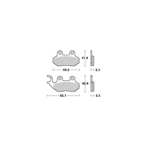 Bezpieczna płatność SBS PROMOCJA KLOCKI HAMULCOWE KH264 STREET CERAMIC KOLOR CZARNY