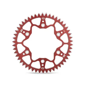 MOTO-MASTER PROMOCJA ZĘBATKA TYLNA ALUMINIOWA T7075 (ERGAL) 289 53 (28953) KOLOR CZERWONY HONDA CR/CRF '83-'20, BETA RR '13-'2 Autentyczny
