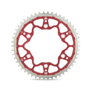 Darmowa dostawa MOTO-MASTER PROMOCJA ZĘBATKA TYLNA DUAL RING (STALOWO-ALUMINIOWA) 289 52 (28952) KOLOR CZERWONY HONDA CR/CRF '83-'20, BETA RR