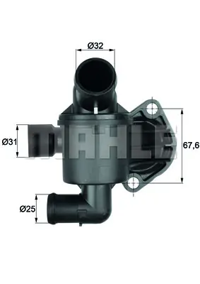 Autentyczny Termostat MAHLE TI 35 87