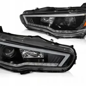 Reflektory LampyBLACK do MITSUBISHI LANCER 8 VIII 08-16 Wyprzedaż