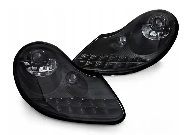 Kup teraz Reflektory Black Matt led PORSCHE BOXSTER 911 996