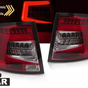 Lampy Tylne SKODA OCTAVIA III 2012–2016 KOMBI red white Zwrot pieniędzy