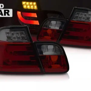 Autentyczny Lampy tylne LED Red Smoke do BMW E46 Sedan 2001–2005
