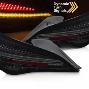 Lampy Tylne LED Diodowe do Mercedes CLA C117 13-16 black smoke Bezpieczna płatność
