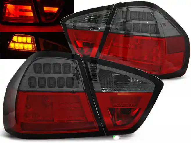 Lampy tylne LED Bar Red Smoke BMW E90 Sedan 03.2005–08.2008 Wyprzedaż