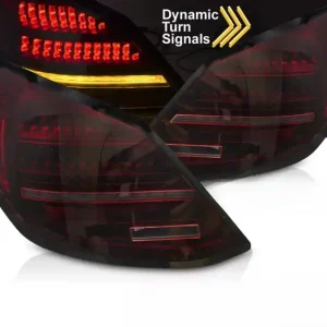 Wysoka jakość Lampy Tylne Diodowe Mercedes C-CLASS W205 14-21 Red Black