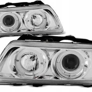 Lampy reflektory nowe HONDA CRX 87-89 RINGI CHROME Szybka dostawa