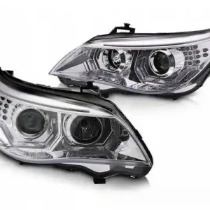 Lampy reflektory led chrome do Bmw E60 E61 03-07 Nowość