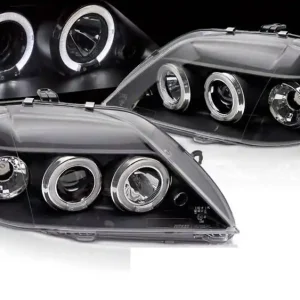 Lampy Reflektory Dacia Logan 04-08 Angel Eyes Black Kup teraz