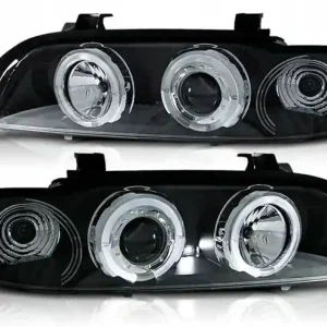 Najlepsza cena Lampy przednie nowe BMW E39 RINGI H1/H1 BLACK RINGI ELEKTRYKA