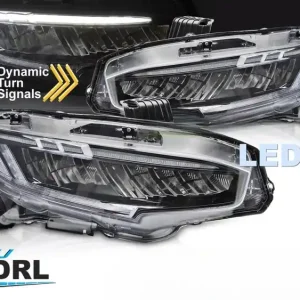 Lampy Przednie Honda Civic X 2016–2021 Promocja