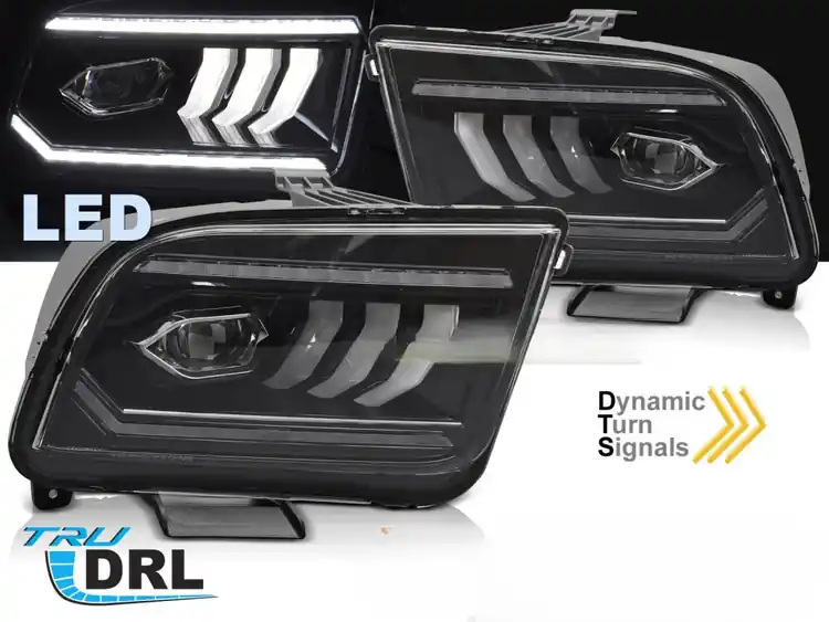 Lampy Przednie do Ford Mustang (2004-2009) Oferta limitowana