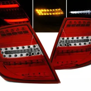 Lampy diodowe Mercedes C-Klasa W204 Kombi 07-10R LED BAR RED Wysoka jakość