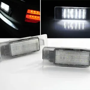 Lampki rejestracji Peugeot 106 307 308 406 407 Citroen C3 C4 C5 LED Kup teraz