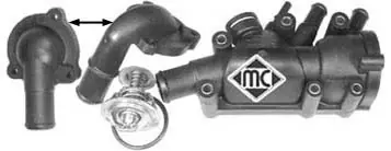 Oferta limitowana Obudowa termostatu METALCAUCHO 03709