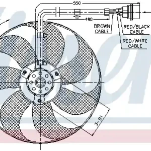 Popularny Wentylator NISSENS 85683