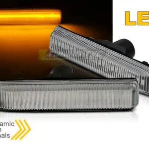 Kierunkowskazy boczne noweSIDE DIRECTION WHITE LED SEQ fits BMW X5 E53 99-06 Bezpieczna płatność