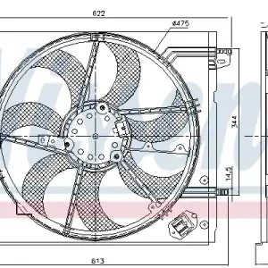 Wentylator NISSENS 85946 Ekspresowa dostawa