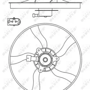 Wentylator NRF 47070 Wysoka jakość