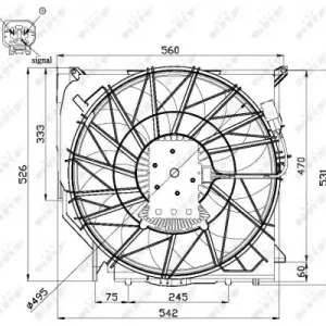 Darmowa dostawa Wentylator NRF 47672