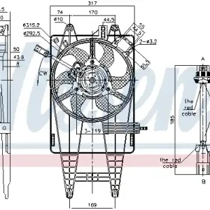 Wentylator NISSENS 85162 Nowość