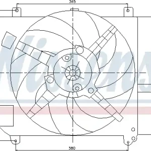 Tani Wentylator NISSENS 85167