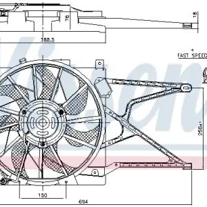 Rabat Wentylator NISSENS 85188
