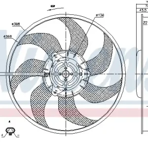 Oferta Wentylator NISSENS 85194