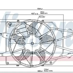 Oferta Wentylator NISSENS 85216